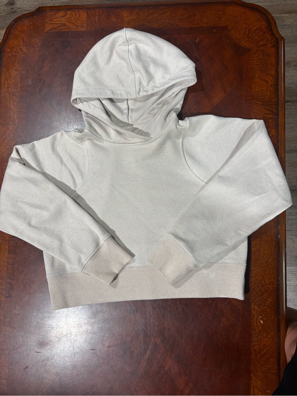 Lululemon Scuba Cropped sparkle hoodie size 4